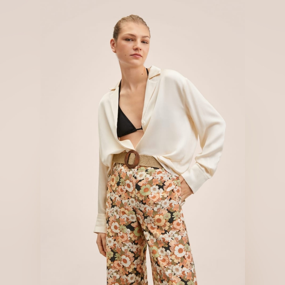 🔥Last 1🔥MANGO Floral culottes - Picture 4 of 6